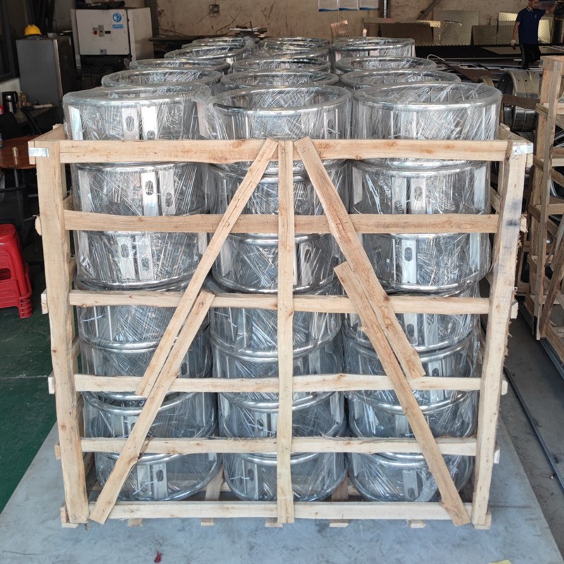 不锈钢加b工折弯焊接不锈钢扶手圈应用于真空设备包装设备盈豆本