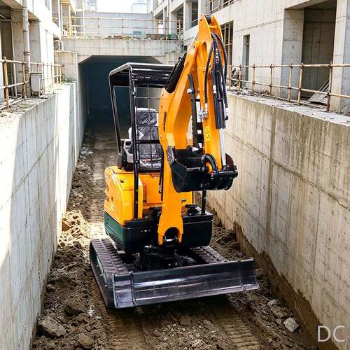 出口加拿大多功能小型挖掘机2吨农用挖机道路施工破碎挖掘一体机