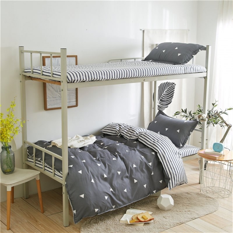 学生宿舍上下铺i六件套寝室床0.9m床垫被褥全套被子套高低床三件