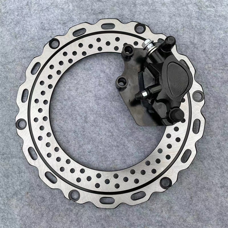 深远009电动车刹车盘碟刹盘A7电动车反刹卡钳骑士号W前后刹车蝶盘