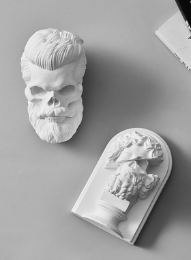 宙斯欧式复古罗马神话石膏像雕塑创意个性L高级艺术装饰桌面摆件