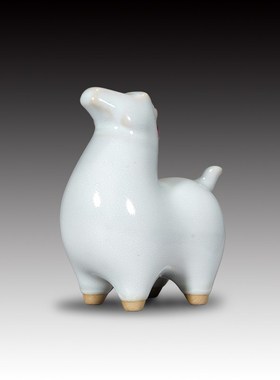 钧瓷唐马摆件陶瓷窑变生肖桌面装饰客厅玄关摆设招财特.色乔迁礼