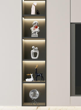 轻奢高档家居展示柜装饰品摆件现代玄关I客厅酒柜电视柜桌面小摆