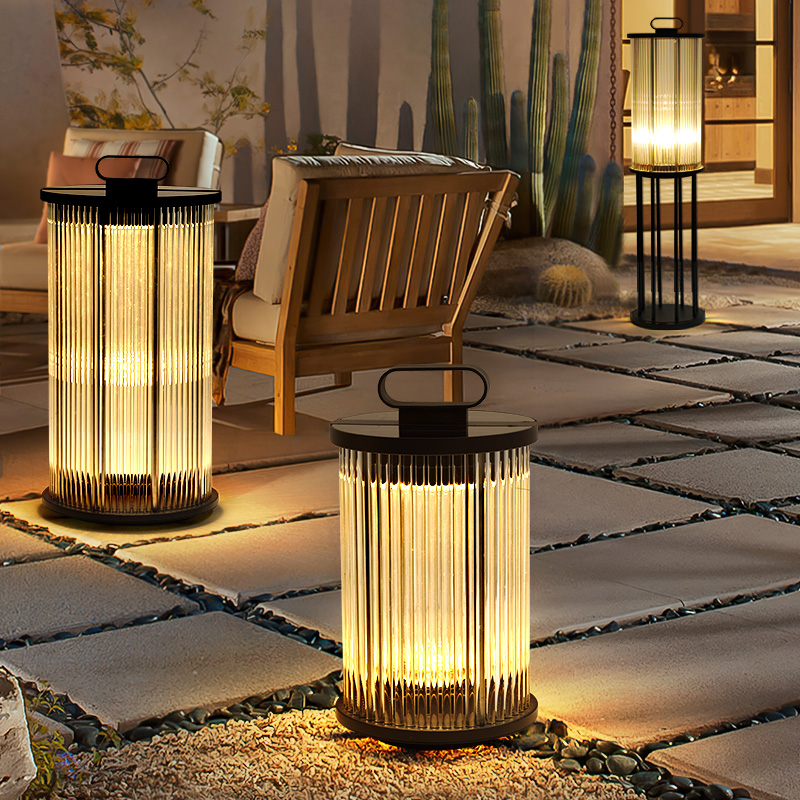 太阳能户外防水玻璃草坪灯