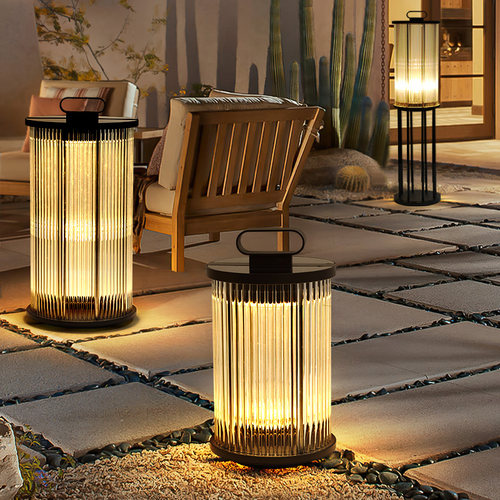 太阳能户外防水玻璃草坪灯