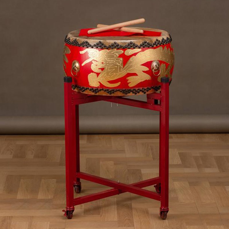 羽月正宗椿木牛皮大鼓黄s牛皮白茬鼓锣鼓道士寺院堂鼓木质高音扁