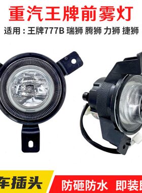 77腾狮力狮捷狮B保险杠灯瑞狮前雾灯原厂汽车配件适配重汽王牌杠7