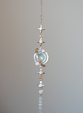 水星环游温柔高级感百w搭轻奢精致小众设计月光蓝可调节手链