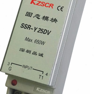 SSR模块可控硅DV一体化导轨相模调模块25W压安装KRZ650单SC，-Y