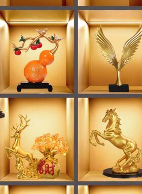 现代简约摆件轻奢高档家居客厅酒柜电视柜玄关餐边柜玻璃柜工艺品