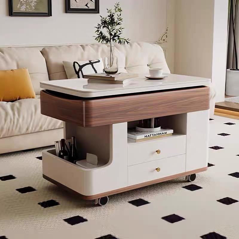 客厅沙发可移动边几家用多功能升降旋转阳台电脑桌储物小推车角几