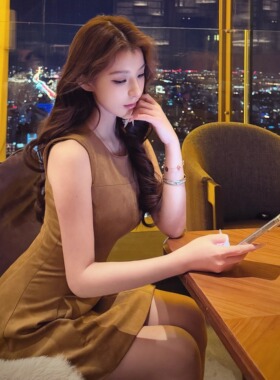 Layyyy【京洛佳人】高干文古早感大姐姐无袖连衣裙气质a字收腰裙