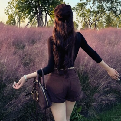 Layyyy【热可可】麂皮绒焦糖棕卷边短裤女秋冬收腰显瘦a字阔腿裤