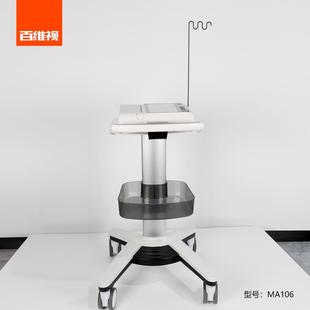 百维视心电线缆只台车仪器小推车台车医疗器械推车静音滚轮可定制