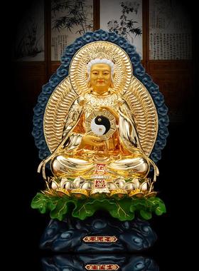 无生老母神像台湾鎏金纯铜居家骊山老母摆件无极老母佛像