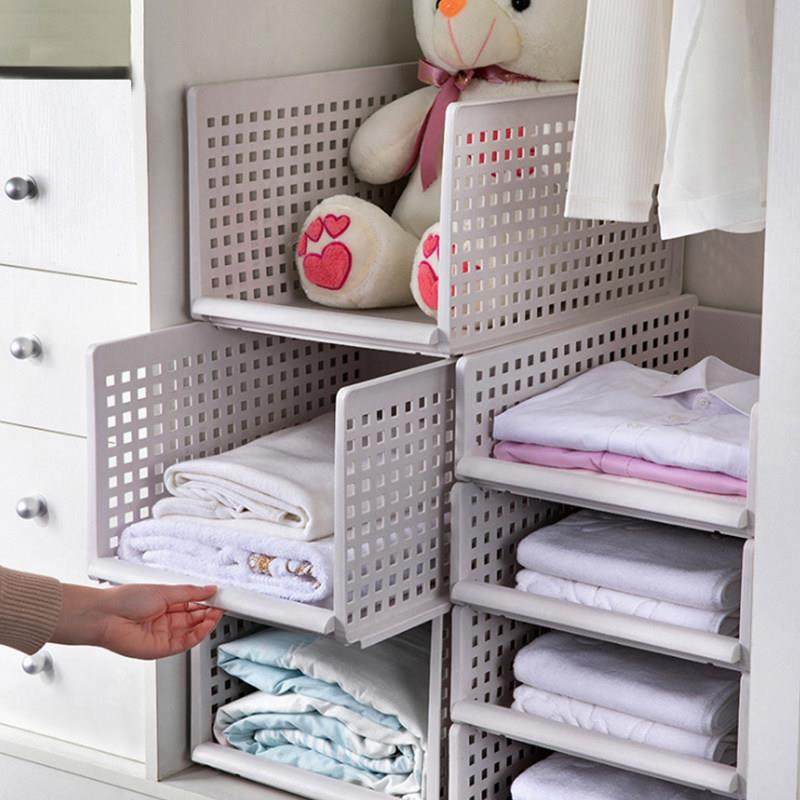 惬艺 特大号衣柜衣服收纳筐多层可叠加隔板分层架储物置物整理架,收纳整理,整理架/置物架/收纳架,淘宝优惠券,粉丝福利购,淘宝优惠卷