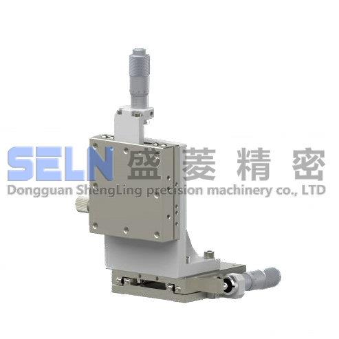 XZ轴LBEV60-L-C2千分尺旋钮直线滚珠型手动微调架位移平台XZSG60