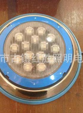 LED泳池水下灯大功率LED不锈钢壁挂式挂壁式泳池灯9W12W15W