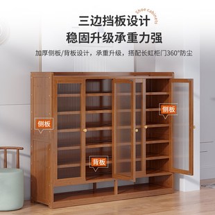 门口鞋柜家用室内收纳防尘简易鞋架子大容量多层超大门外走廊过道