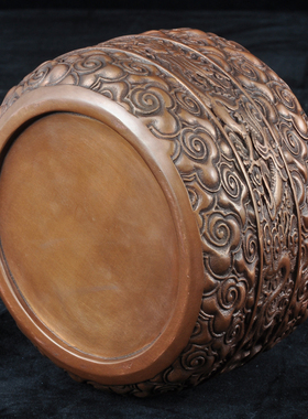 紫铜龙游天下香盒线香焚香器香薰炉香粉罐香粉盒香道用具沉香罐