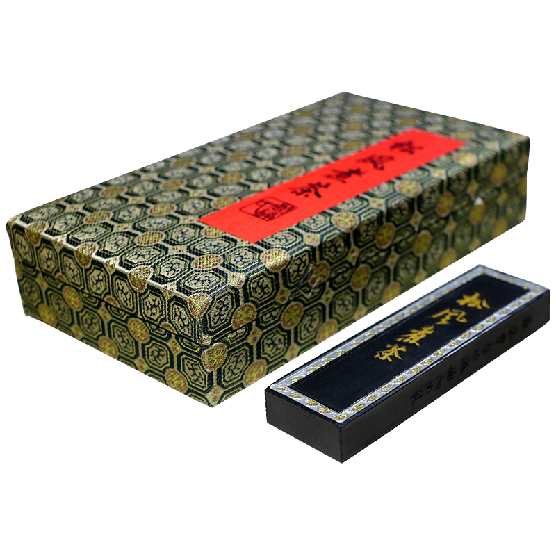 曹素功敏楠氏精选窖顶松烟墨墨条 文房四宝山水小楷专用墨块收藏