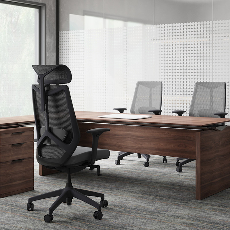 工学椅家用书房电脑椅时尚舒适简约办公椅转椅网布透气升降转椅