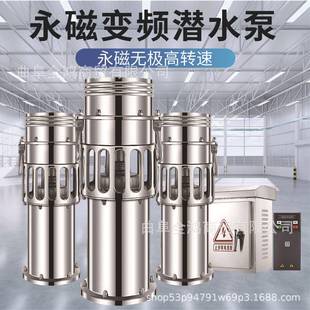 永磁防汛泵防洪抢险变频潜水轴流泵 同步电机移动排涝不锈钢便携式