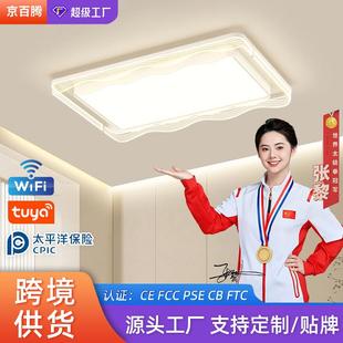 大厅灯全光谱护眼吸顶灯全屋套餐 奶油风客厅吸顶灯现代简约新款