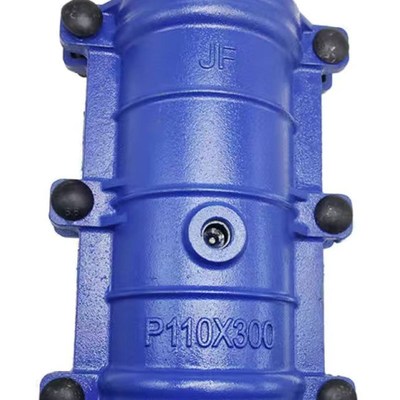 铸铁哈夫节抢修快速接头pe抱箍管卡子加长哈弗水管直接补漏器P80