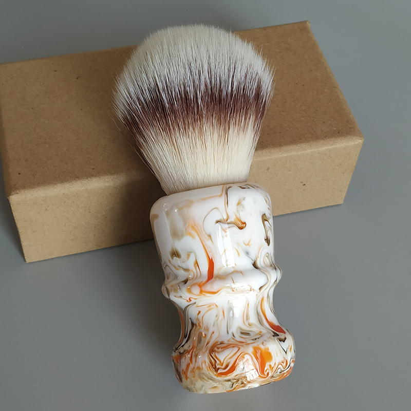 帝诗男士剃须刷A2S柔软人造丝剃须刷胡刷剃须皂泡沫刷咖啡柄胡刷