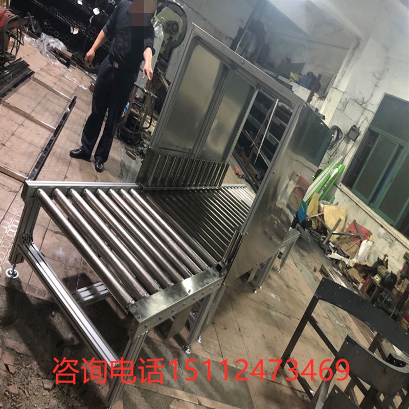 无动力滚筒线转弯机流水线动力滚筒输送带托辊镀锌滚筒不锈钢滚筒