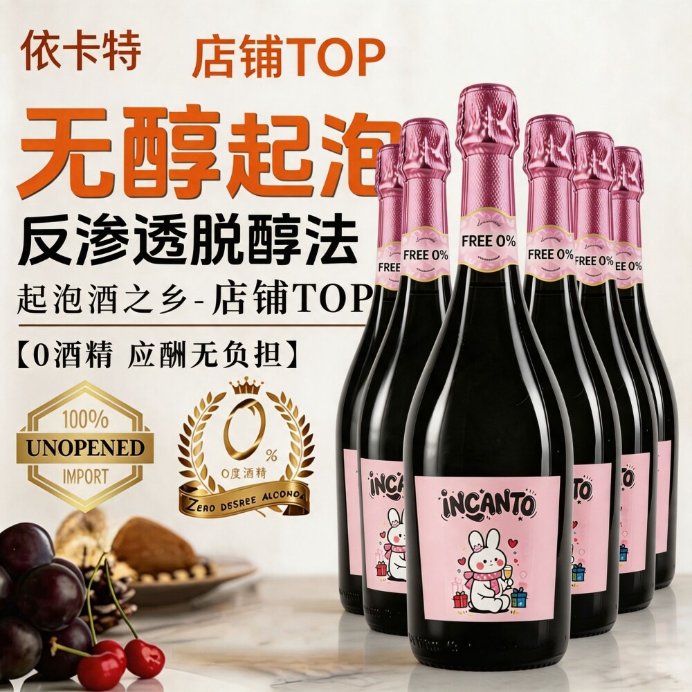 【开车也能喝】无醇香槟起泡酒