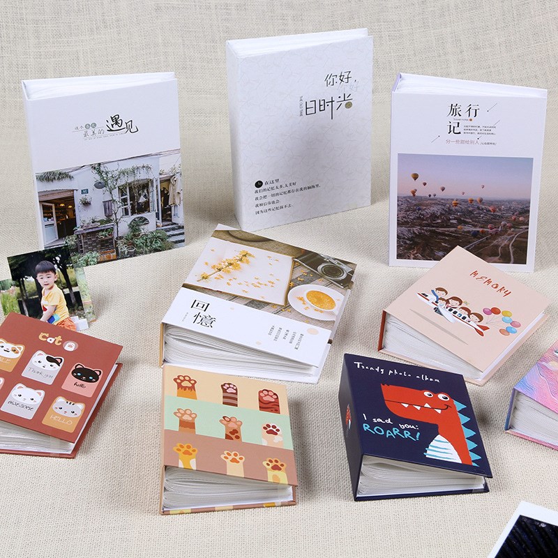 新款6寸相册塑封5寸相册本7寸插页儿童成长册4r影集拍立得相册