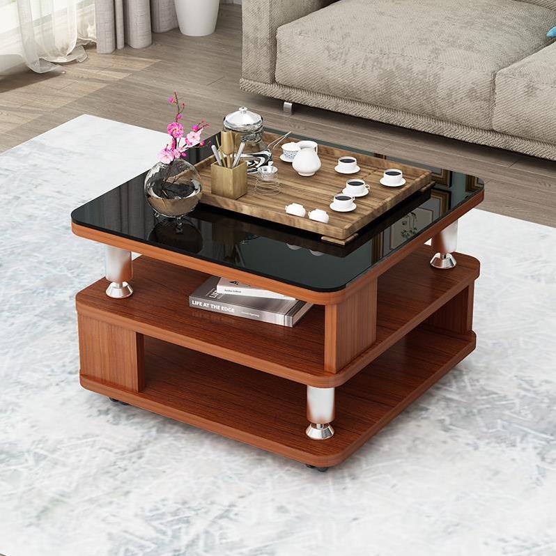 正方形休闲四方桌桌子简易四方茶桌沙发边桌茶台小型客厅小茶几