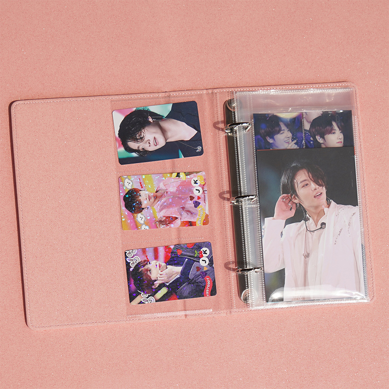 卡册定制追星收纳透卡专辑小卡明信片收纳册活页集卡册卡片收集册