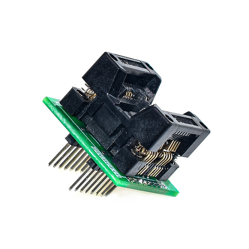 宽体双SOP8转DIP16 烧录座 烧录转接座 烧录头 贴片烧录座 弹跳座