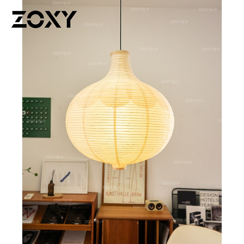 zoxy佐夕 野口勇纸艺DIY餐厅吊灯日式创意网红洋葱设计师客厅灯具