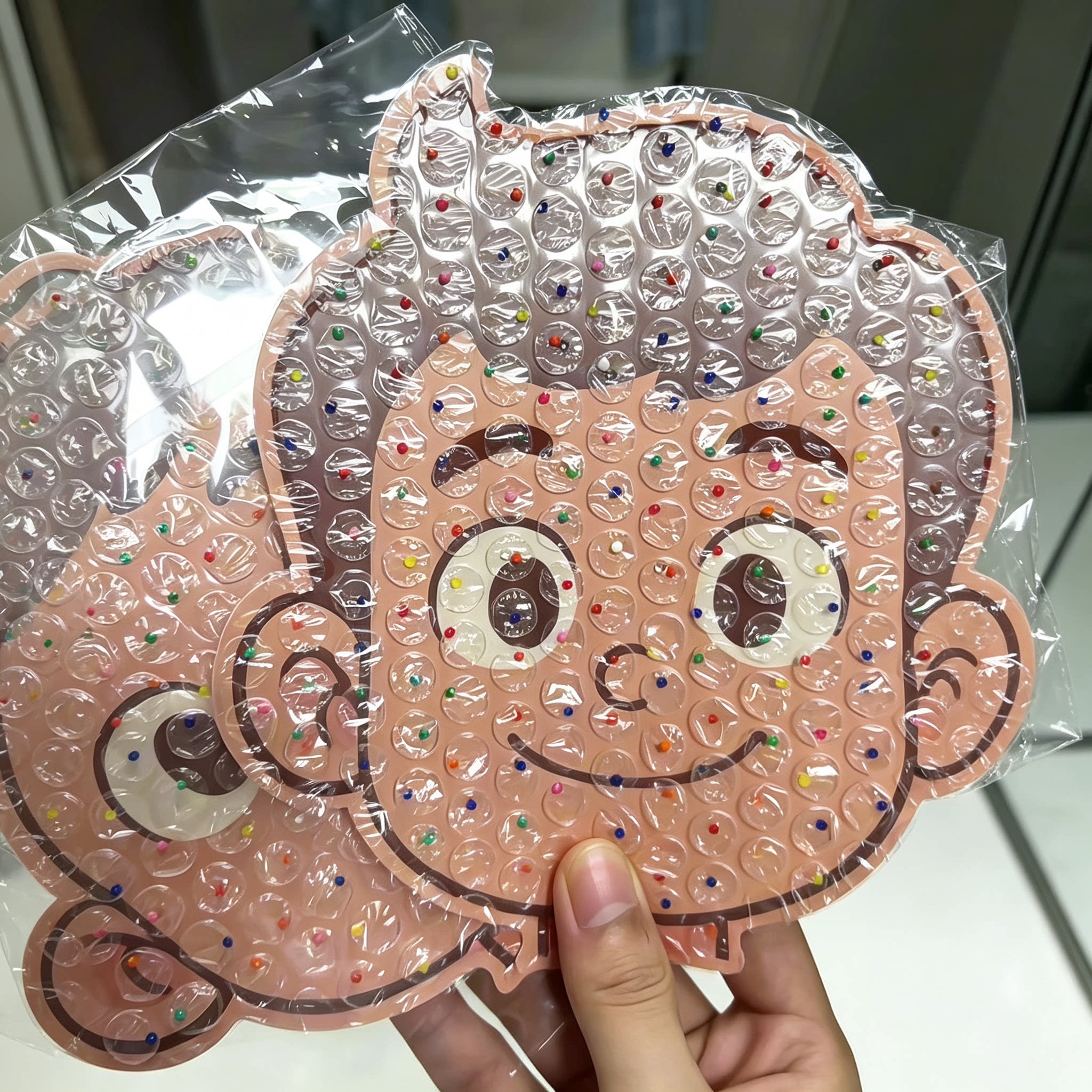 水宝宝吸水膨胀挤痘解压玩具
