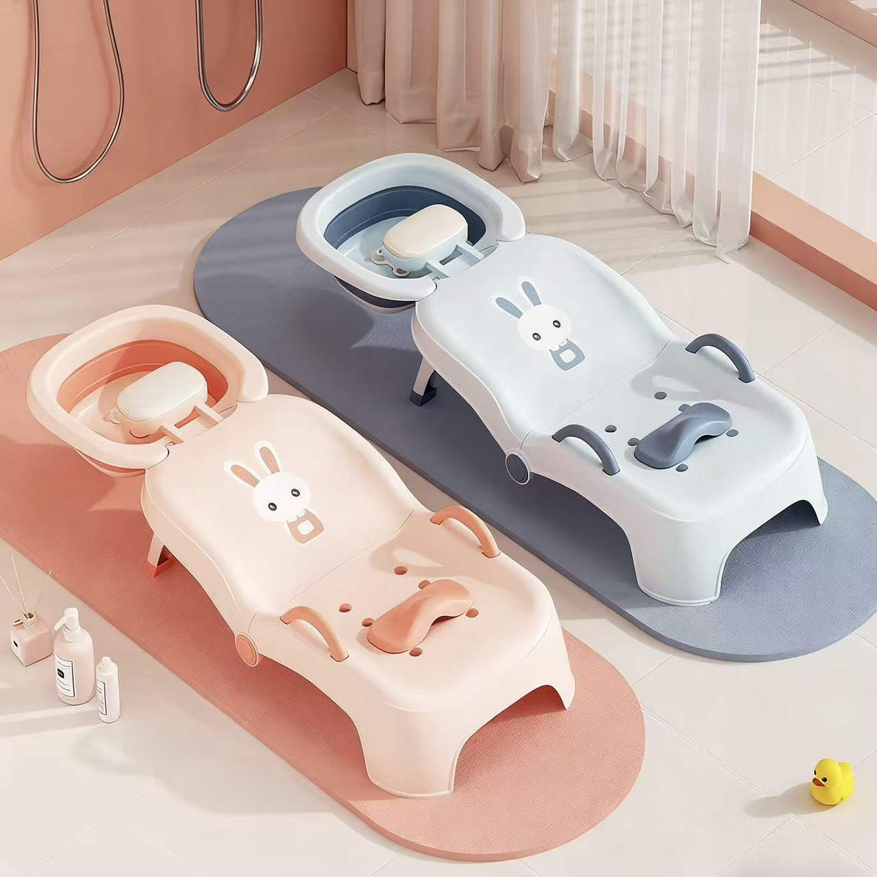 儿童洗头躺椅可折叠神器