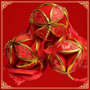 绣球广西三月三纯手工抛绣球民族跳舞舞蹈结婚庆典击鼓传花抛绣球