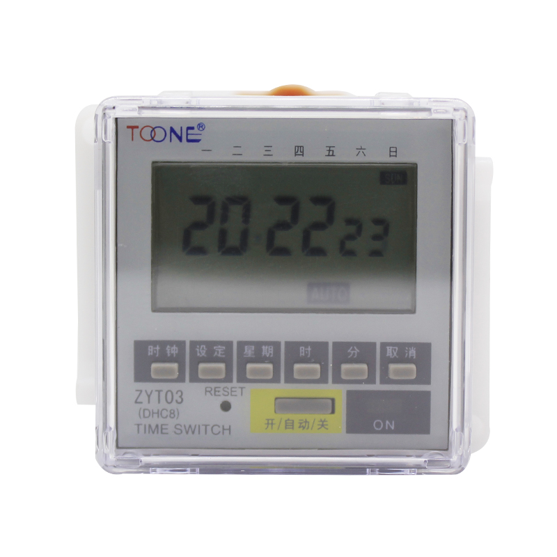 卓一ZYT03面板循环电源电子时间定时器微电脑时控开关控制器220V