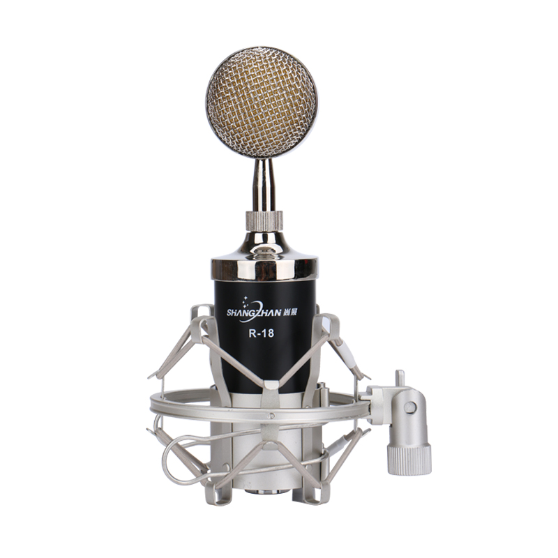 尚展R18小奶瓶电容麦 手机直播麦克风全民K歌主播声卡套装