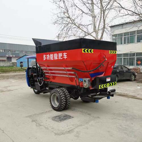 三轮撒全自动能XRX干农湿两用多功施肥机干肥粪湿粪车斗用三轮撒