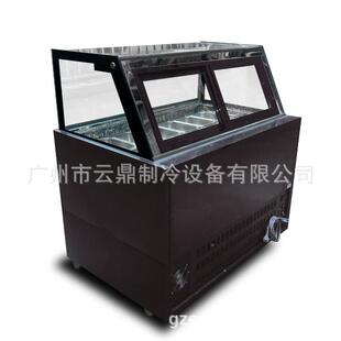 厂 家供应1盘 直角雪 糕柜 gICEWINTOelato displays 110V冰淇淋