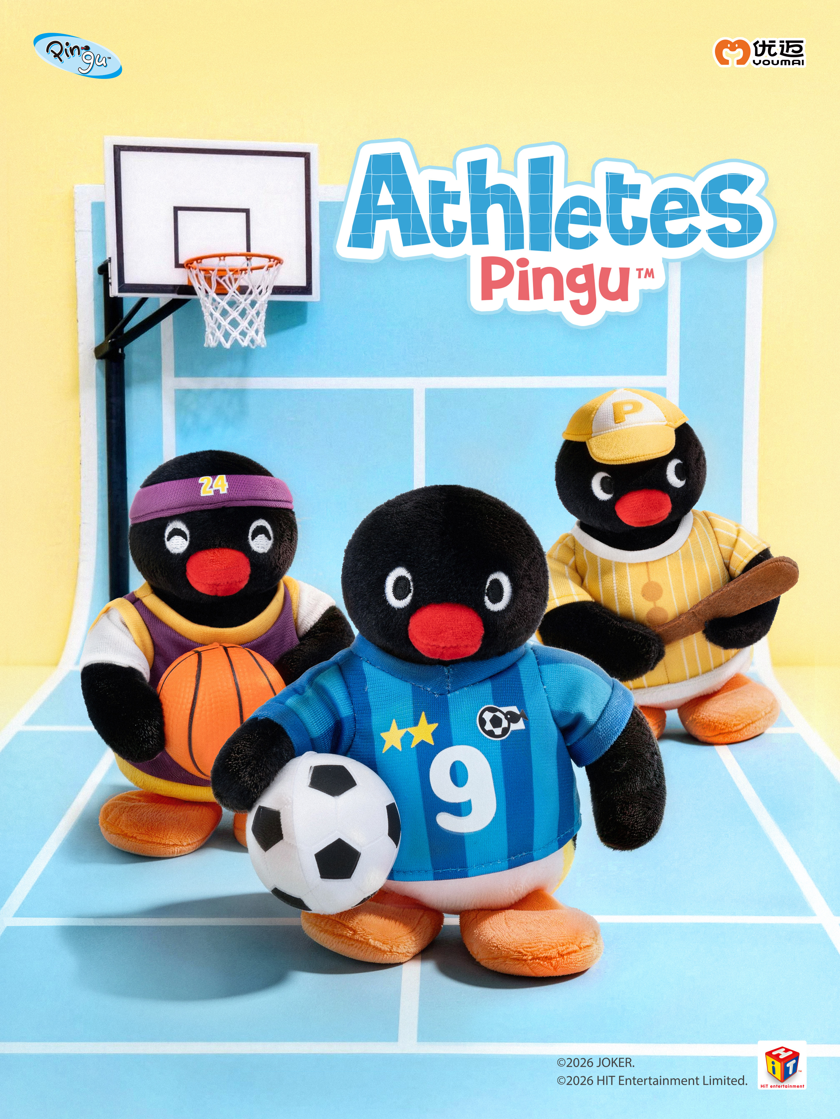 Pingu世界杯足球棒球篮球礼物图片