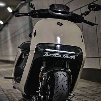 ACCUAIR适用于九号e系列e100原创贴花防水车头贴纸改装车身贴画