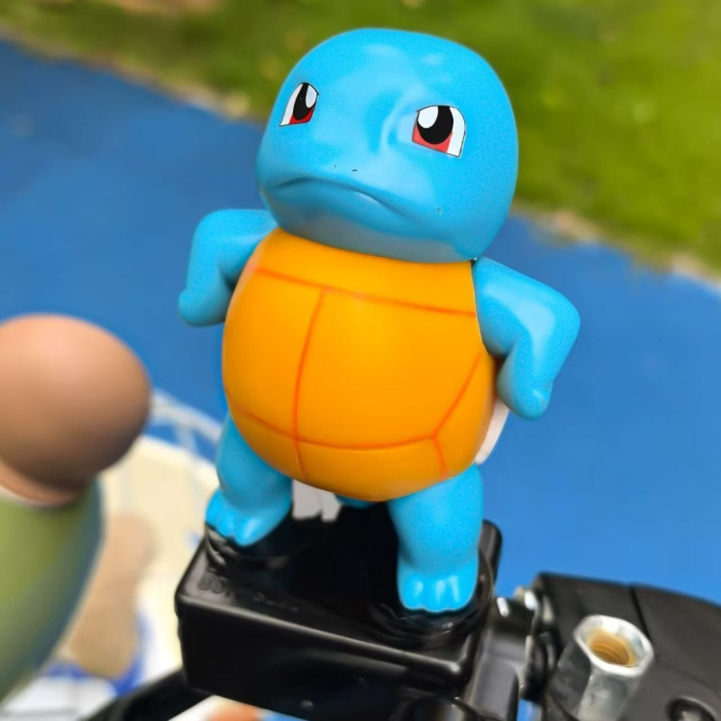 车载站姿傲娇杰尼龟创意汽车装饰车顶杰尼龟车尾公仔车外挂件