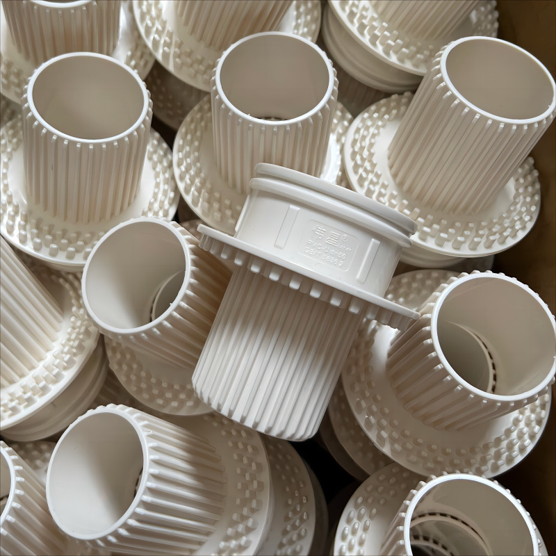 PVC50二次排水暗排同层排水地漏卫生间干桨层下水管防水神器
