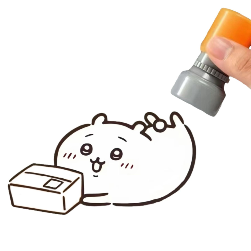 表情包印章材料吉伊卡哇感谢收物周边出物学生用印手账本DIY礼物