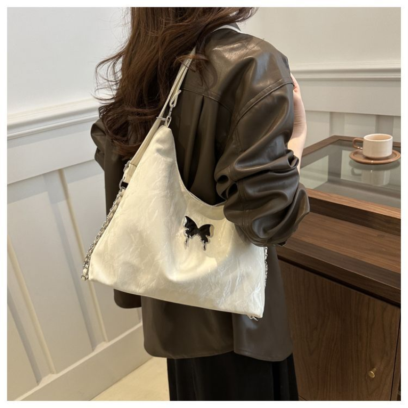 托特包女2025新款大容量通勤双肩包夏季百搭链条单肩包高级感背包